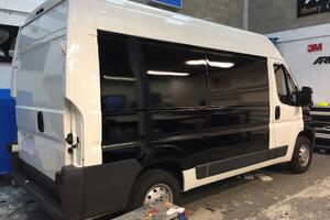 during-full-van-colour-change-wrap Van Wrapping