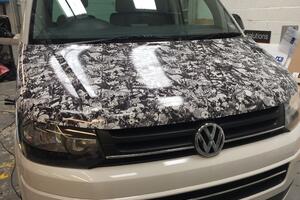 custom-print-vinyl-bonnet-wrap-vw-transporter Van Wrapping
