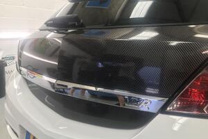 boot-wrapped-in-aura-carbon-fibre-printed-vinyl-wrap Gloss Carbon Fibre Wrap