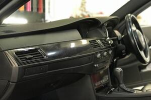 interior-gloss-carbon-printed-vinyl-wrapping Gloss Carbon Fibre Wrap
