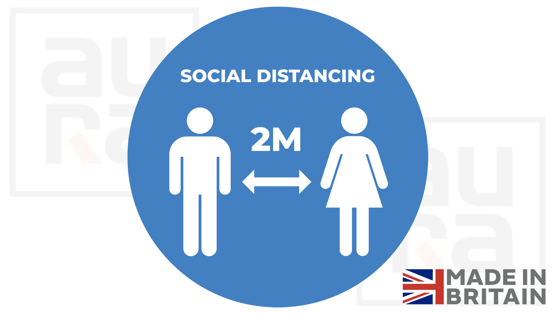 Social distancing covid19 social distance shop floor sticker for business