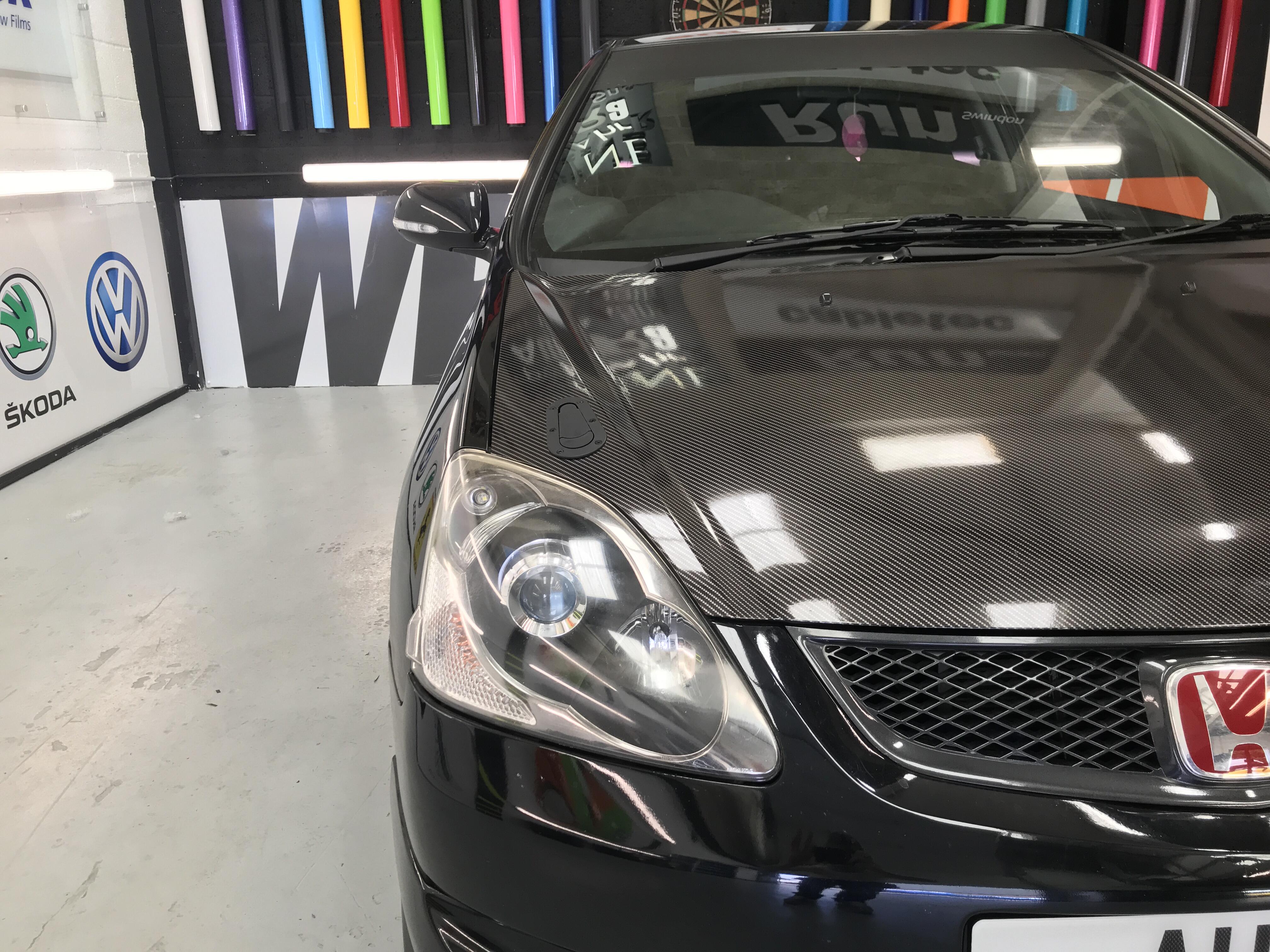 digitally printed genuine look RD Carbon fibre wrap